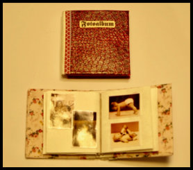 Bilderalbum mit original alten Fotos, edel gebunden